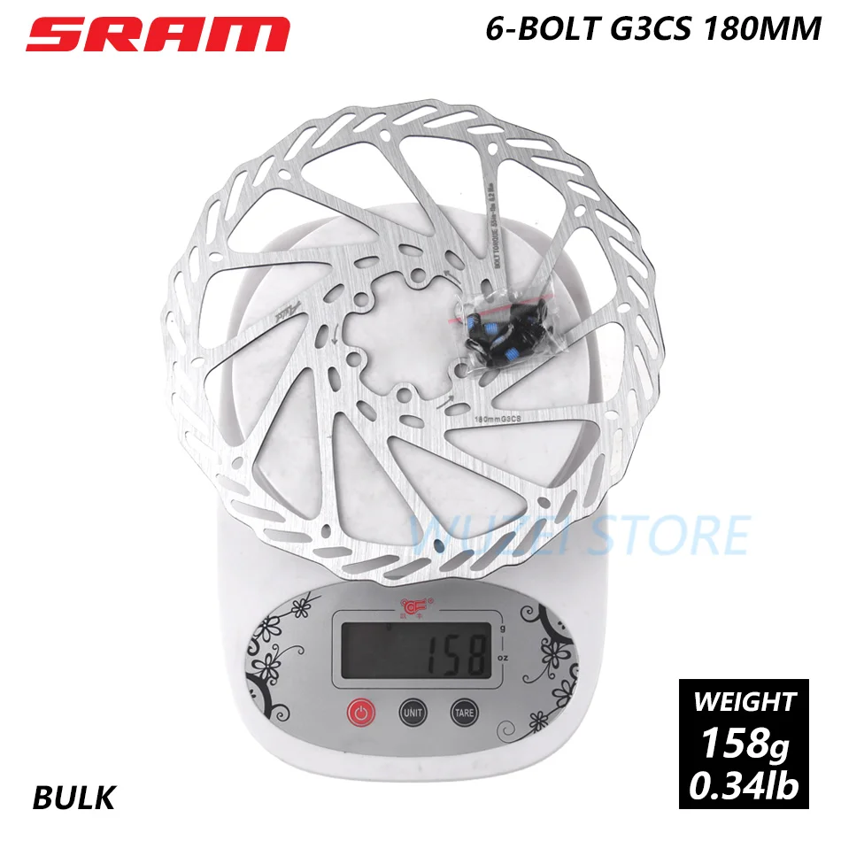 SRAM AVID CenterLine дисковый тормозной ротор G3 160/180/203 мм HS1 6 Болты ротора CNTRLN XR округлые диски Центральный замок диск 1 шт - Цвет: G3 180mm No box