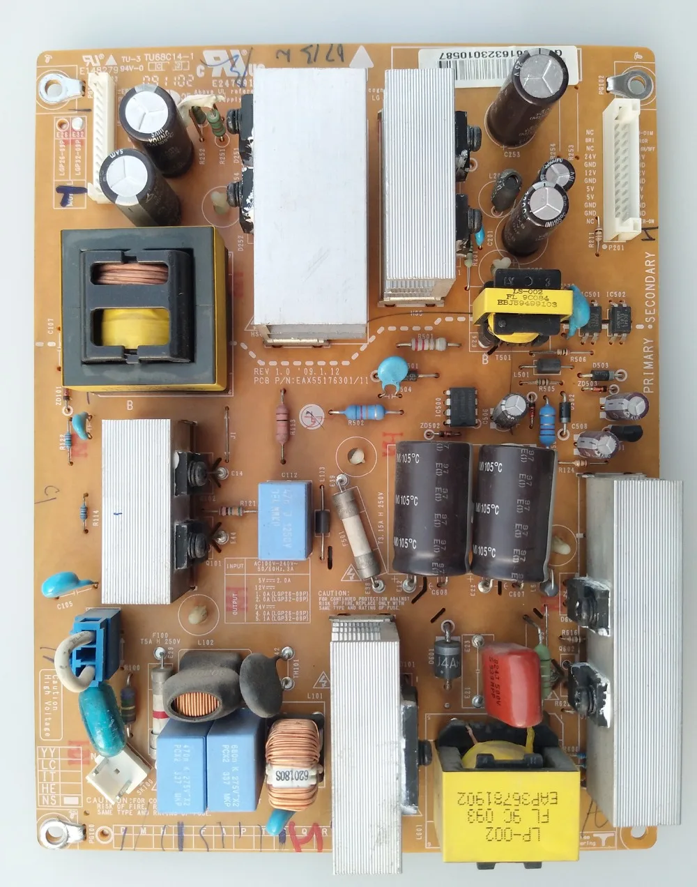 

Original LCD TV Power Board LGP32-09P EAX55176301 Speaker Accessories