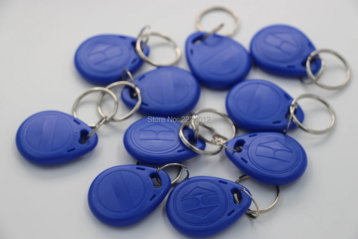 10 Pcs/lot EM4305 T5577 Copy Rewritable Writable Rewrite keyfobs RFID Tag Key Ring Card 125KHZ Proximity Token Badge Duplicate |
