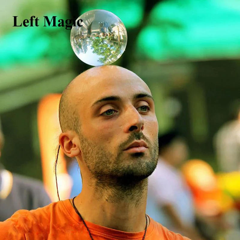 60 мм акриловый контактный шар для жонглирования, волшебные трюки, кристально ультра чистый акриловый шар для манипуляций, шары для жонглирования, вечерние