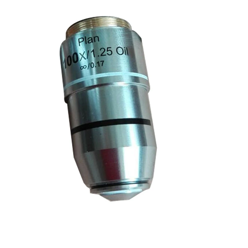 

100X Infinity Plan Achromatic Objective Lens Conjugate Distance 195 mm for Professional Educational Lab Biological Microscope