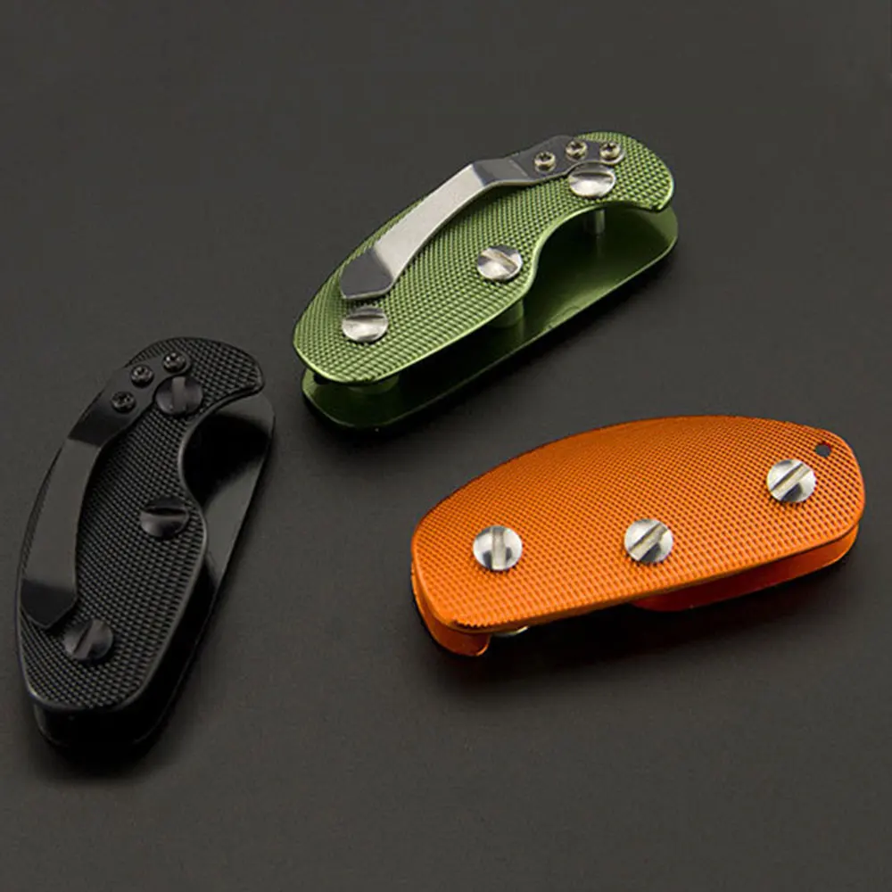 

Key Holder Organizer Folder Clip Keychain Keyring Pocket