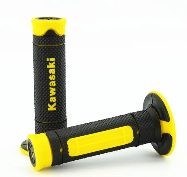 Universal Motorcycle Rubber Alloy Booster Assists Handle Grips Handlebar Cover Yellow | Автомобили и мотоциклы