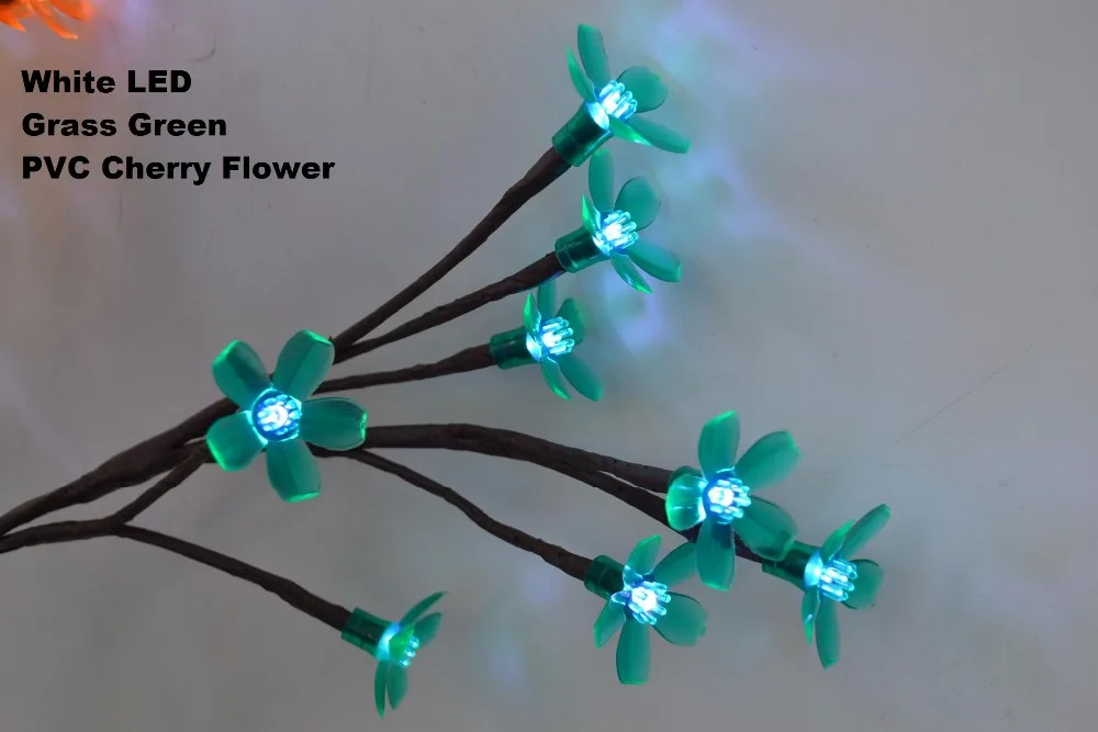 64 шт. цветное Вишневое светодиодный из ПВХ 70 см|cherry blossom flower|cherry blossomflower flower |