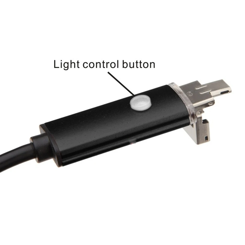 2in1 Красный эндоскопа 5,5 мм 2 м 5 м 10 м USB Android Камера HD проверка OTG IP67 камера телефона Камера телефона Android USB бороскоп