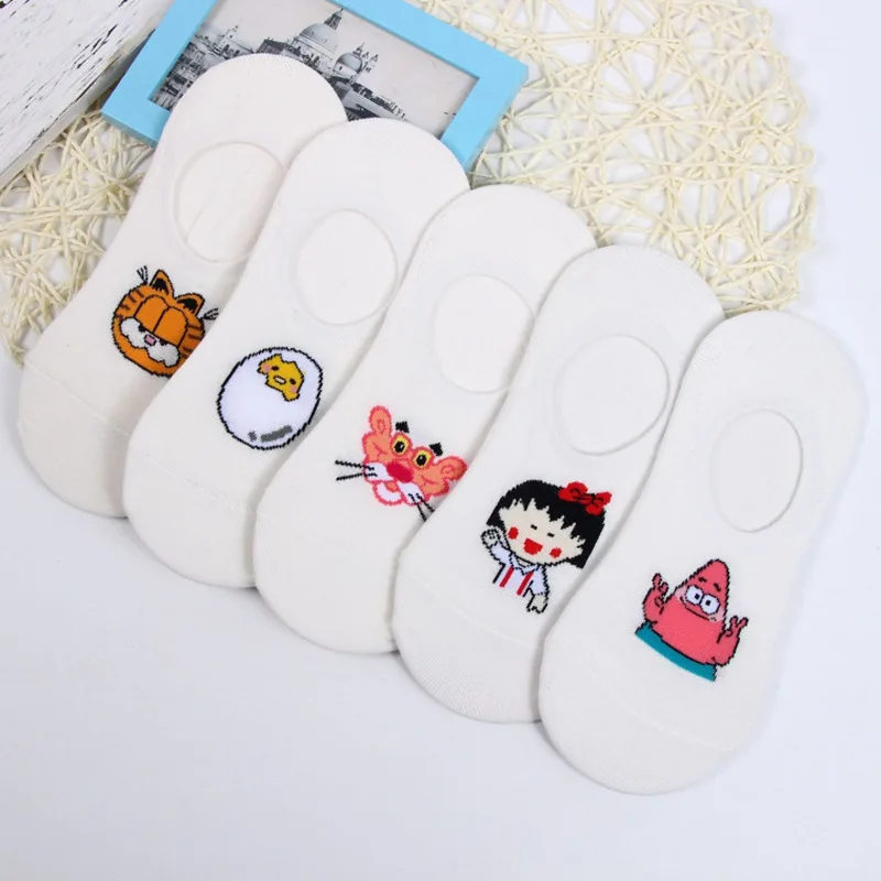 1 пара милый мультфильм Гарфилд/Розовая пантера/Песчаные Щеки/Chibi Maruko/Патрик