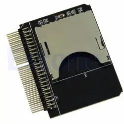 SD/Micro sd карты памяти до 2,5 44pin IDE адаптер чтения для ноутбука-L059 Новый горячий