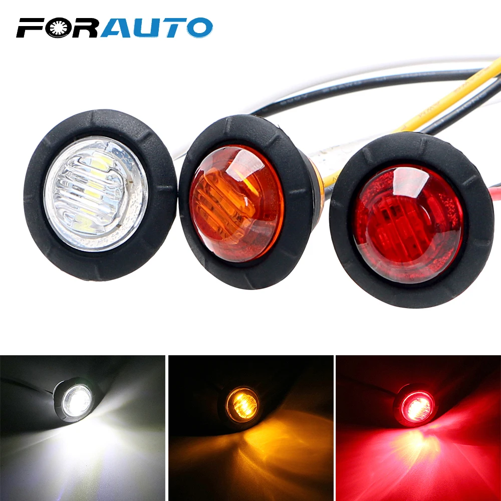 

2Pcs/set Car Tail Lights Trucks Clearance Lights Signal Lamp Universal Car-styling LED Side Marker Lights