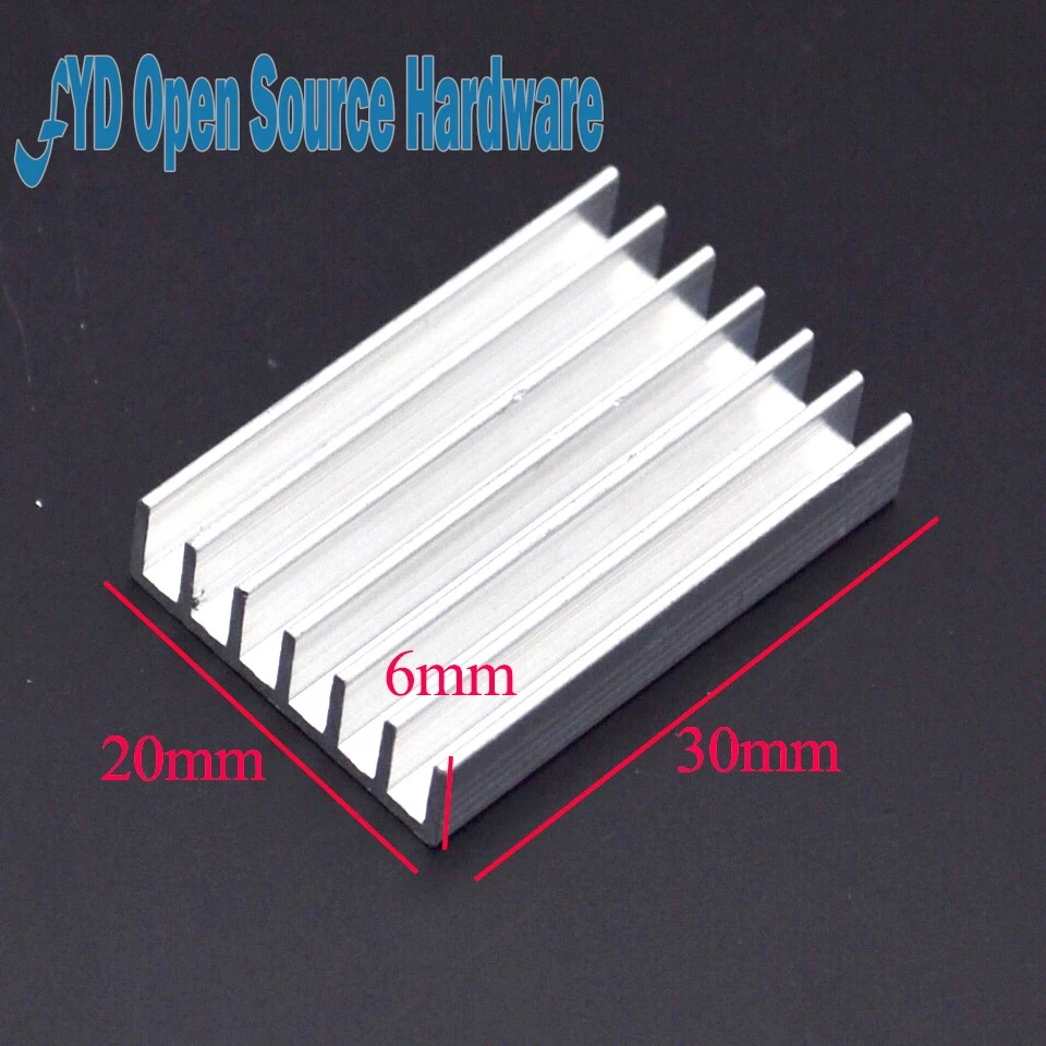 5 шт. Радиатор 30*20*6 мм (серебристый) высокого качества|radiator heating|radiator heat sink |