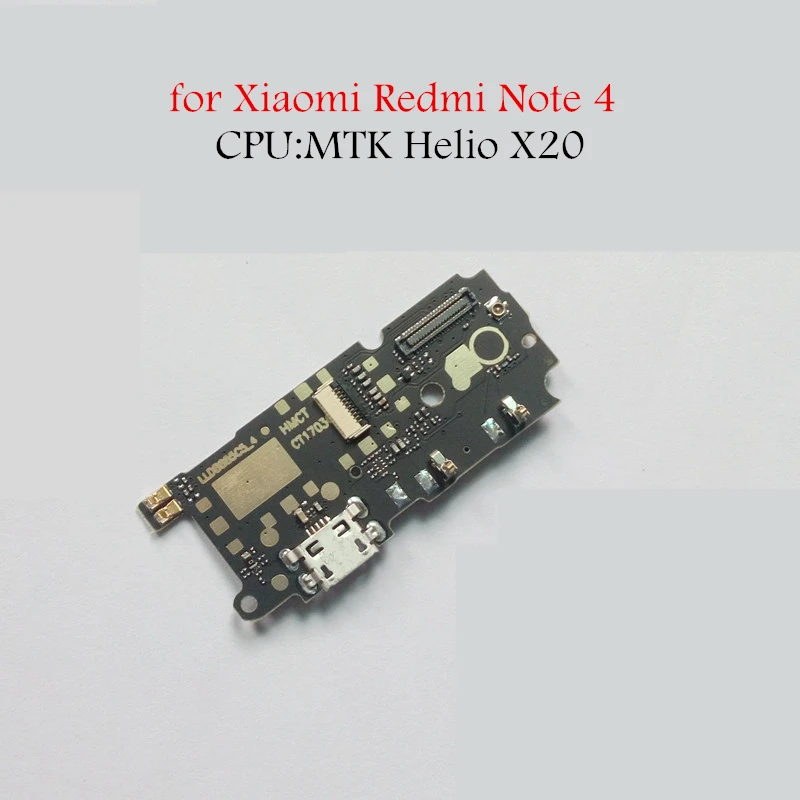 Для Xiaomi Redmi Note 4 MTK USB зарядное устройство разъем гибкий кабель зарядная док