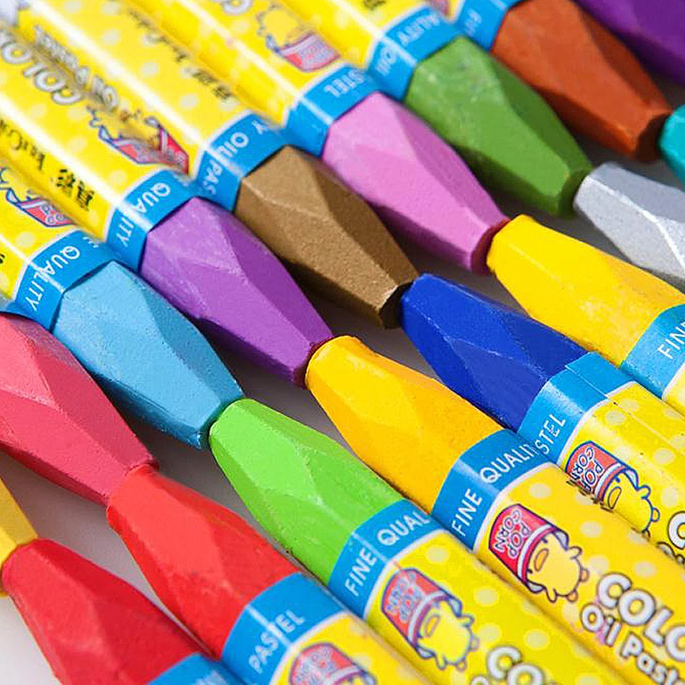 

True color stationery 36 - color Hexagon painting Kids painting color pen, non - toxic crayons