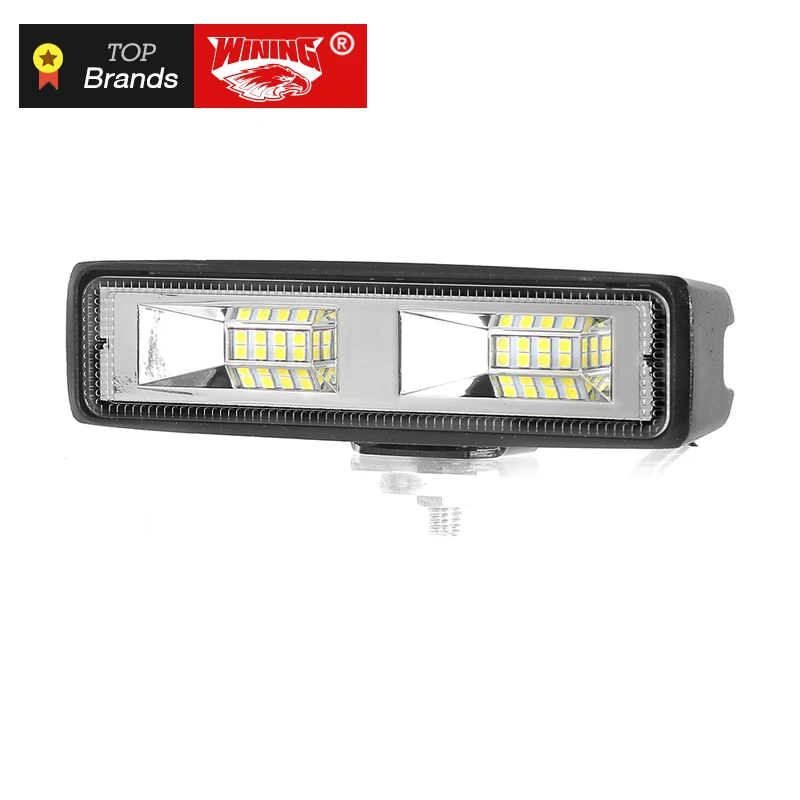 

WINING New 6 inch 24W LED Work Light Car Led Light Bar Offroad Motorcycle Fog light Spotlight For Boats ATV UTV SUV Truck