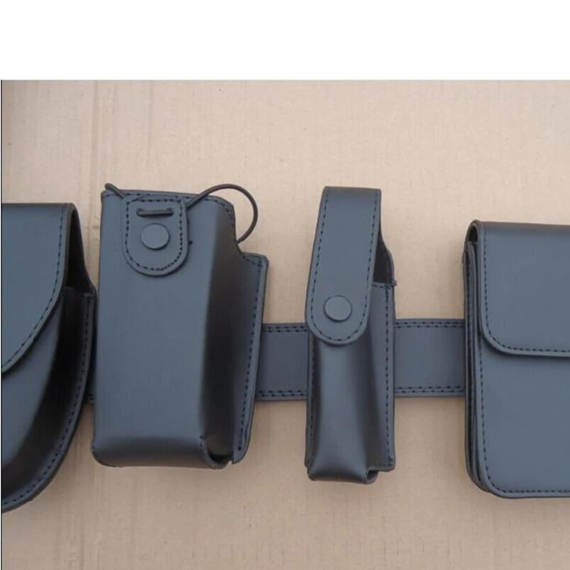 Tactical Leather Patrol Duty Belt Dundeswehr Ausrustung Swat Gear Security Equipment 8 in 1 Multifunction Security Police Belt Tactical Leather Patrol Duty Belt Dundeswehr Ausrustung Swat Gear Security Equipment 8 in 1 Multifunction Security Police Belt