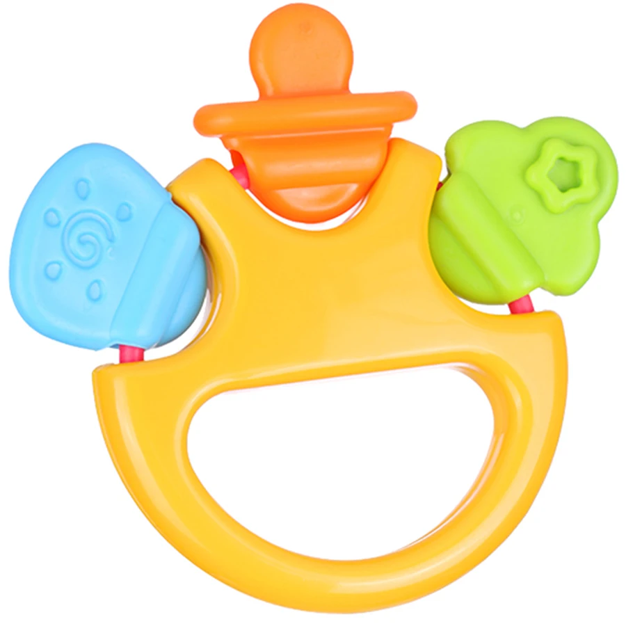 Plastic Children Baby Toys Kids Teether Rattle Toy Pram Fun Baby Toys