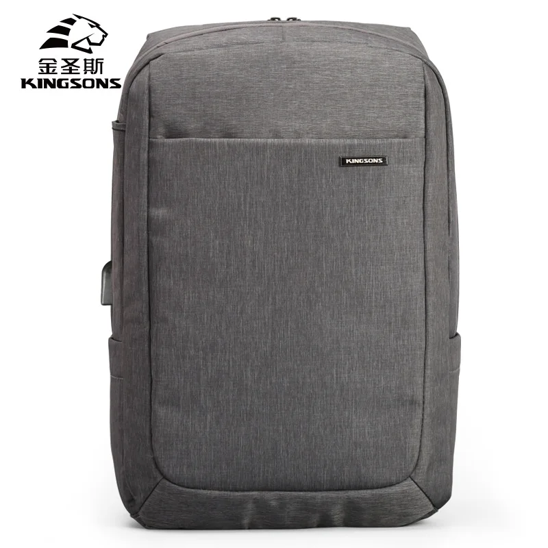 Backpack Men Women 15.6 Inch Laptop Bagpack for Teenager USB Charging Anti Theft Computer Back Packs Travel School Bag Kingsons | Багаж и