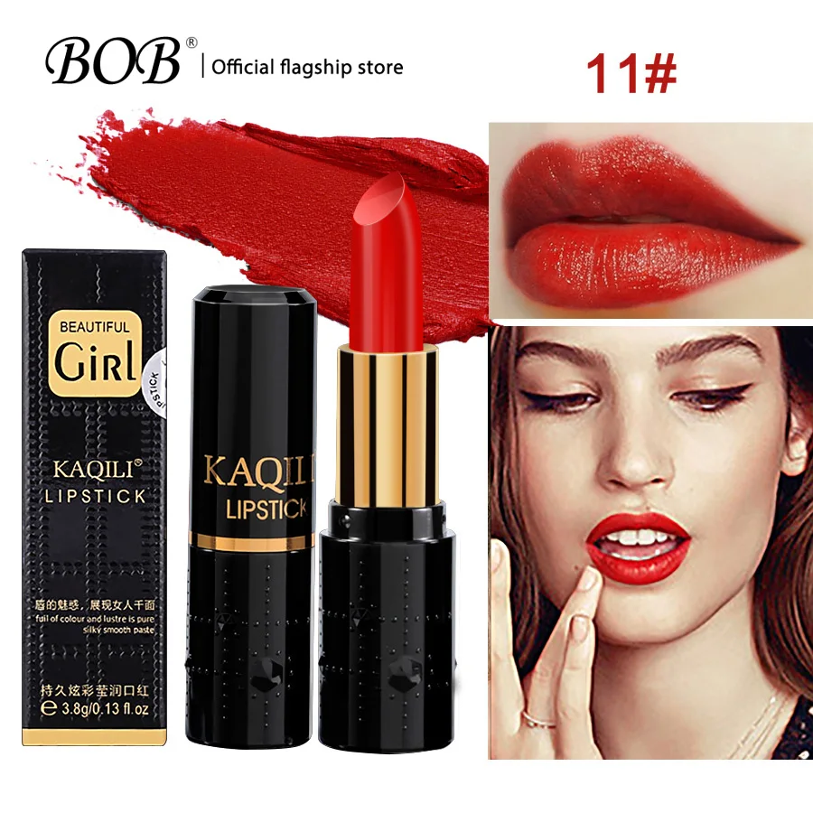 

BOB Brand 12 Color Matte Lipstick Matte Lip Gloss Nude Waterproof Long Lasting Cosmetic Makeup Moisturizing Kyliejenner Lipstick