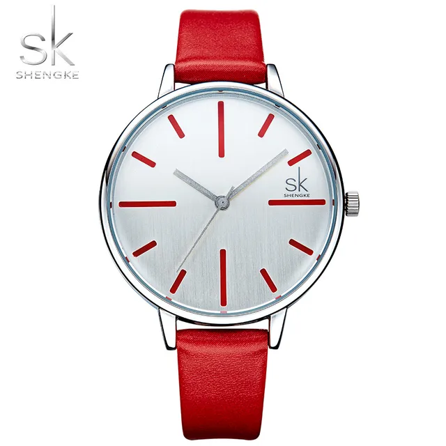 Shengke Luxury Quartz Women Watches Brand Fashion Leather Ladies Watch Clock Rel Shengke Luxury Quartz Women Watches Brand Fashion Leather Ladies Watch Clock Rel