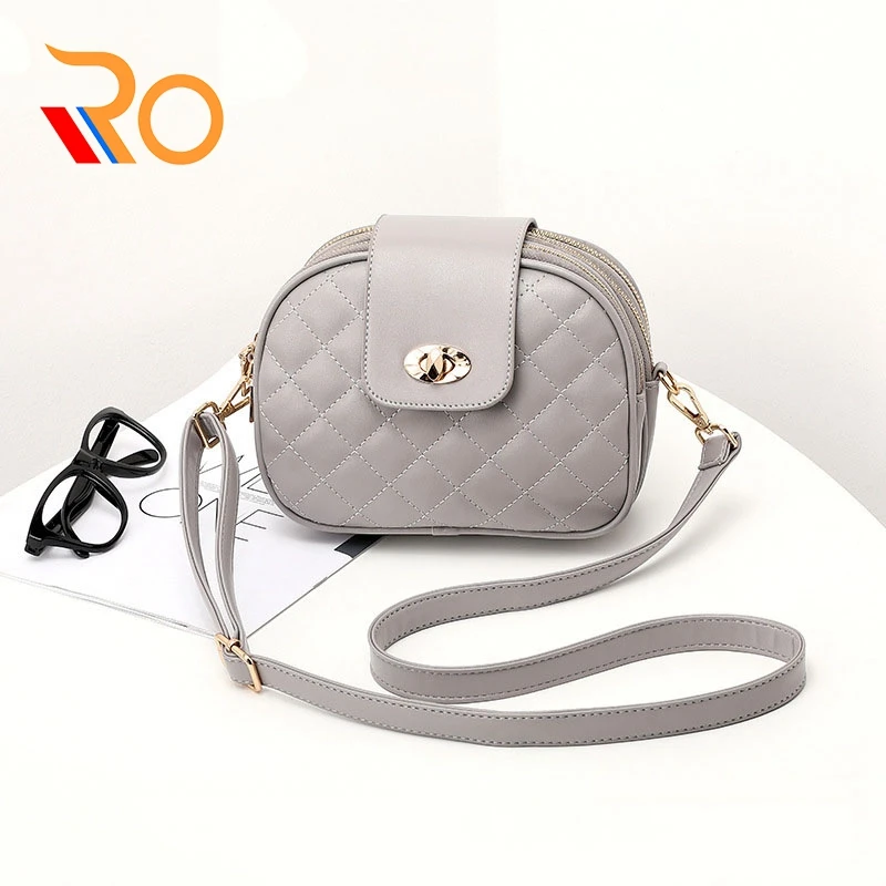 

2019 New Simple Ladies Casual PU Leather Messenger Bag Handbag Wallet Small Mini Flip Messenger Bag Shoulder Bag