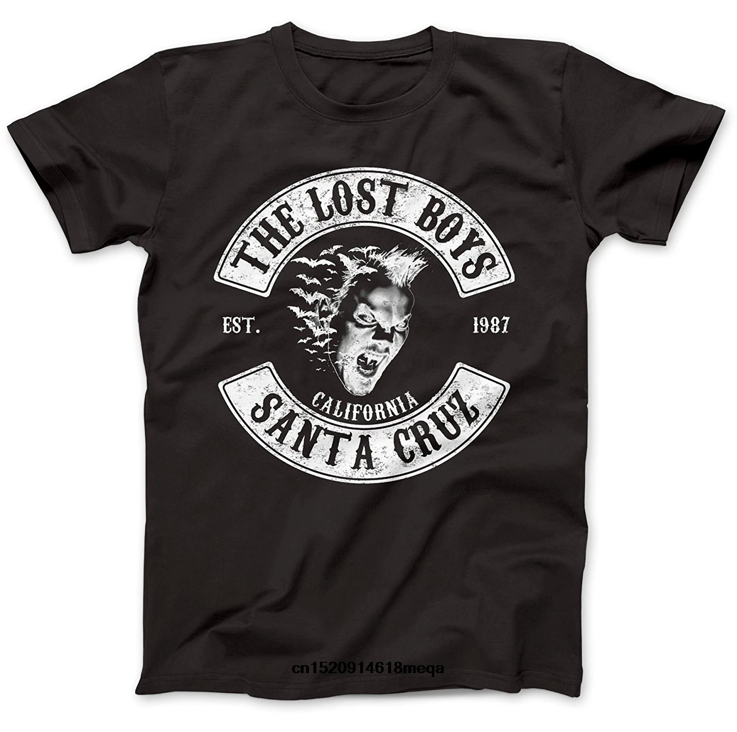 

t shirt The Lost Boys Mens Cotton Short Sleeve T-Shirt Black