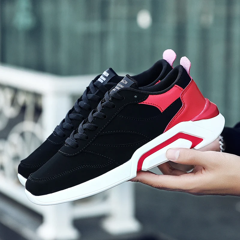 

Bravover 2018 New Men's Walking Fashion Casual PU Leather Shoes Breathable Sneakers Trainers Outdoor Comfortable Shoes