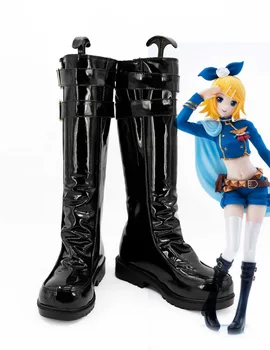 

Vocaloid Rin Hot Sale Cosplay Boots Shoes For Christmas Hallowen For Women Men