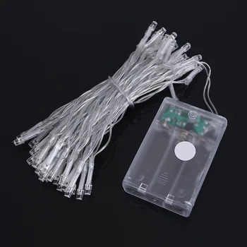 9 kleuren Christmas Light 5 m 50 Led Bubs LED String Mini Fee Lights 3XAA Battery Operated Led strings voor bruiloft Vakantie Licht 9 kleuren Christmas Light 5 m 50 Led Bubs LED String Mini Fee Lights 3XAA Battery Operated Led strings voor bruiloft Vakantie Licht