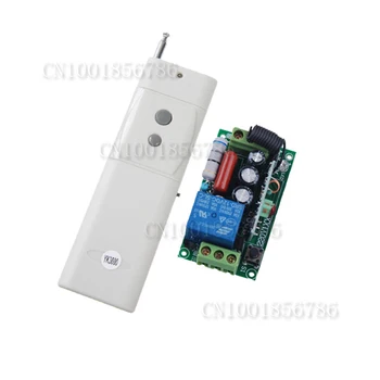 

AC220V 1CH 10A Remote Control Light Switch Relay Output Radio Receiver Module 3000m Long Distance 315Mhz/433.92Mhz