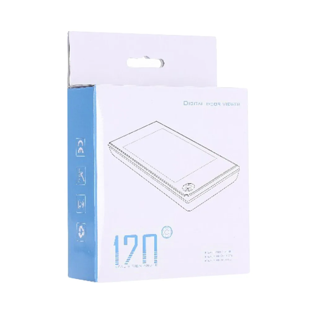 Multifuncional de Seguridad para el hogar de 3.5 pulgadas LCD Color Digital TFT Memoria puerta mirilla visor timbre de la c/ámara de seguridad
