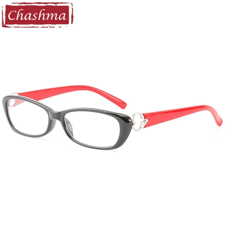 Чашма Модные женские очки для чтения красивые оптические очки для девушек очки для чтения 1,0, 1,5, 2,0, 2,5, 3,0, 3,5 - Цвет оправы: Black with Red