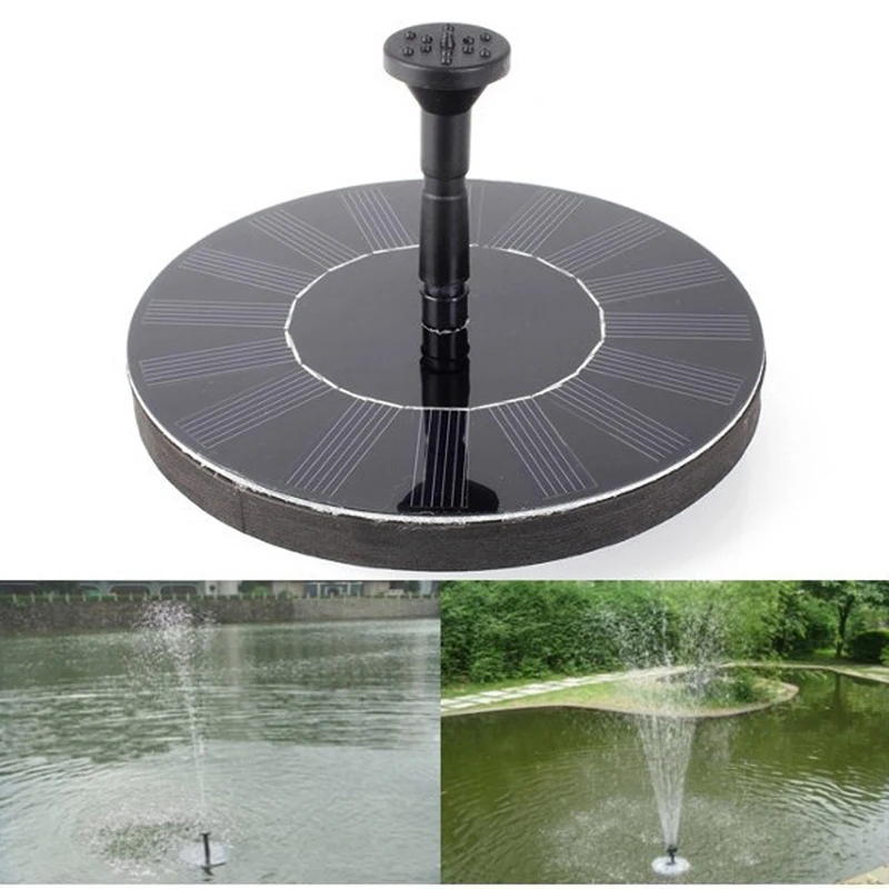 1set Irrigation System Solar Power Fountain Pool Water Sprinkler Pump