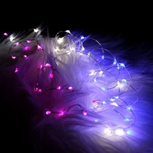 24 шт./лот праздник Открытый 20 Гирлянды светодиодные огни 2 м Рождество Свадебная вечеринка Аксессуары гирлянды Освещение