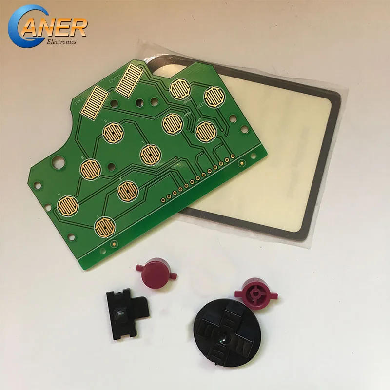 Ganer 5 комплектов для Nintendo Game Boy DMG 6 кнопочный PCB контроллер плата стеклянный экран