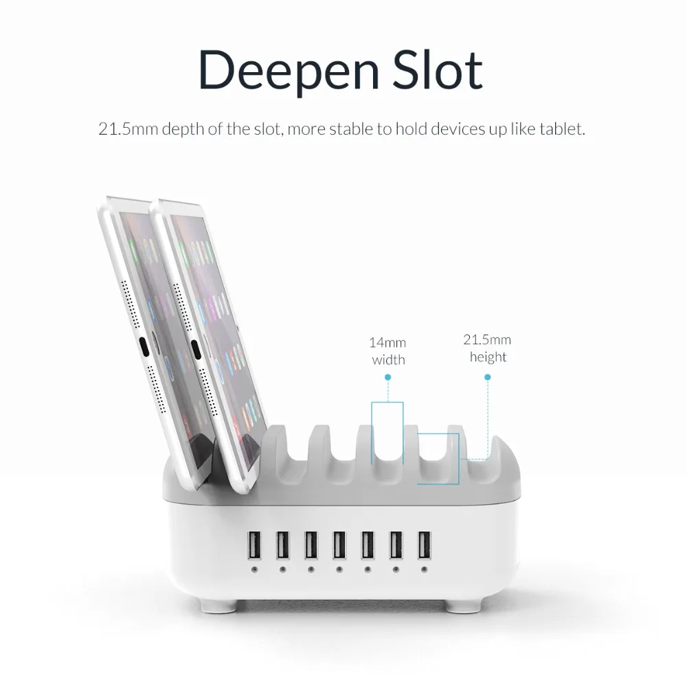 ORICO 7-Port USB Charging Station Dock with Holder (9)