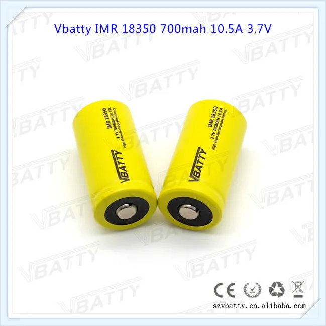 18350 700mah 3.7V 2