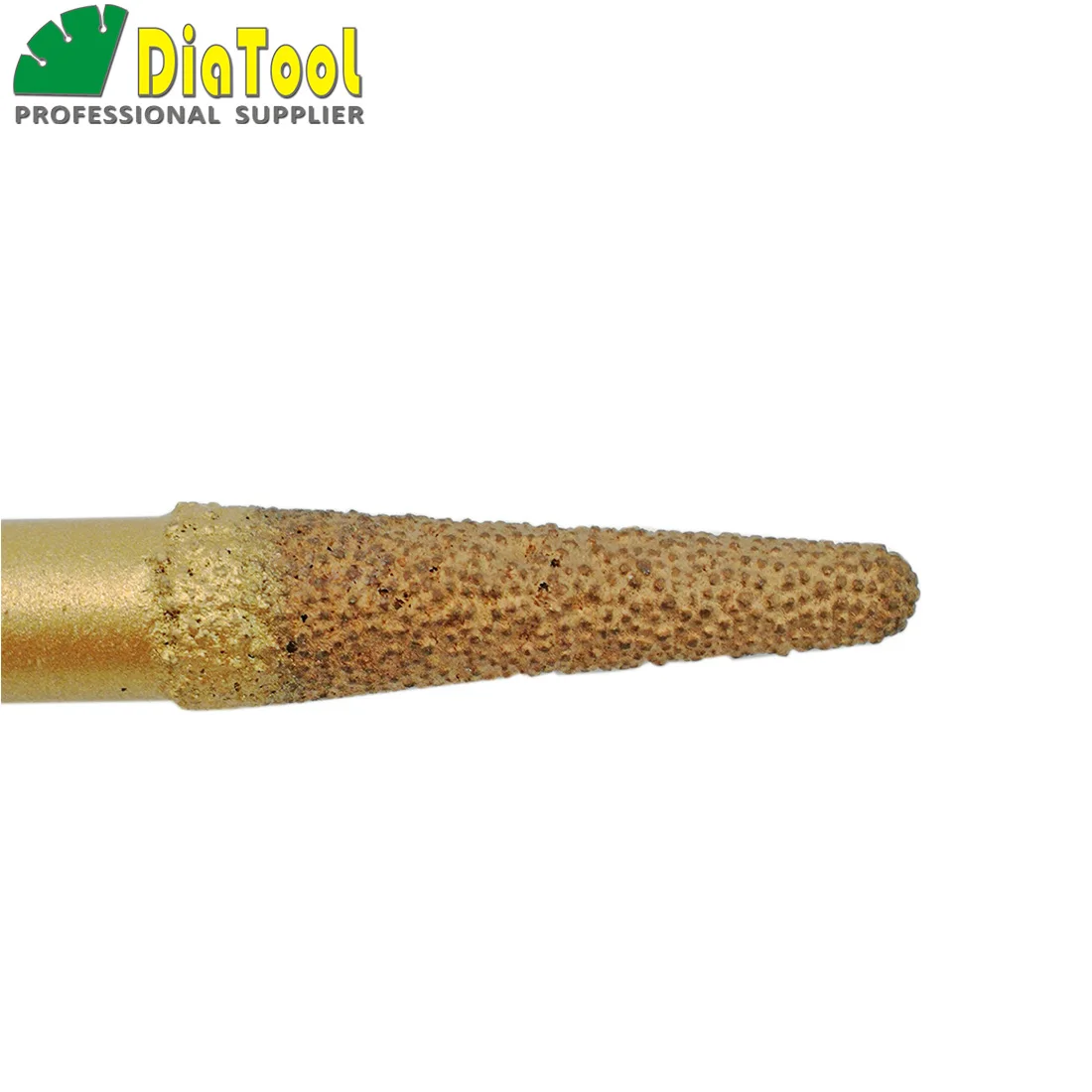 SHDIATOOL 2pcs 8-4/30MM CNC taper ball-end cutter carving tools for granite marble rotary burrs taper ball-end Stone cutter