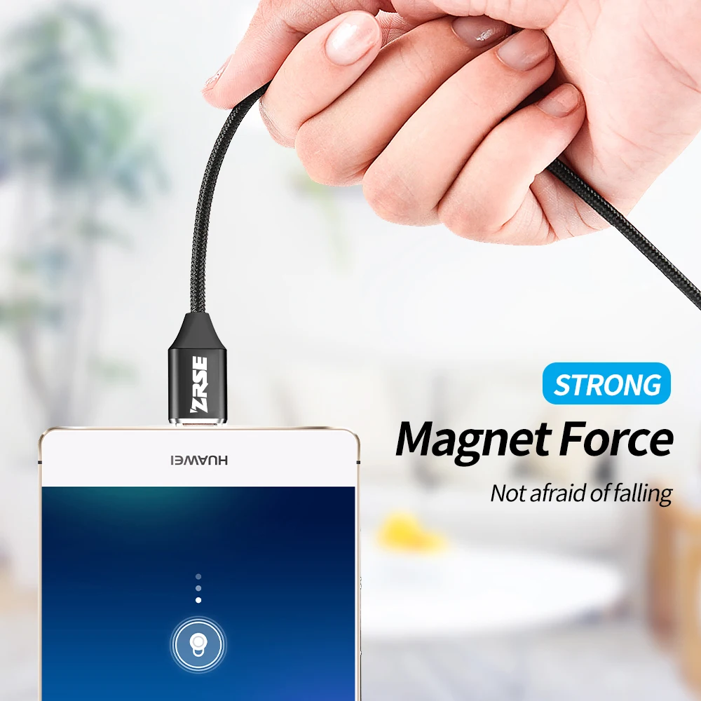 Магнитный кабель, нейлоновый Плетеный Micro USB Magnectic кабель для зарядки данных Магнитный кабель для быстрой зарядки для Xiaomi, samsung, Android