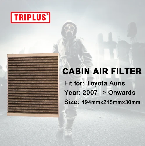 

Cabin Air Filter for Toyota Auris (2007-Onwards) 1pc, Activated High Carbon Pollen Air Filters, Auris mk 1 mk 2 I E150 II E180