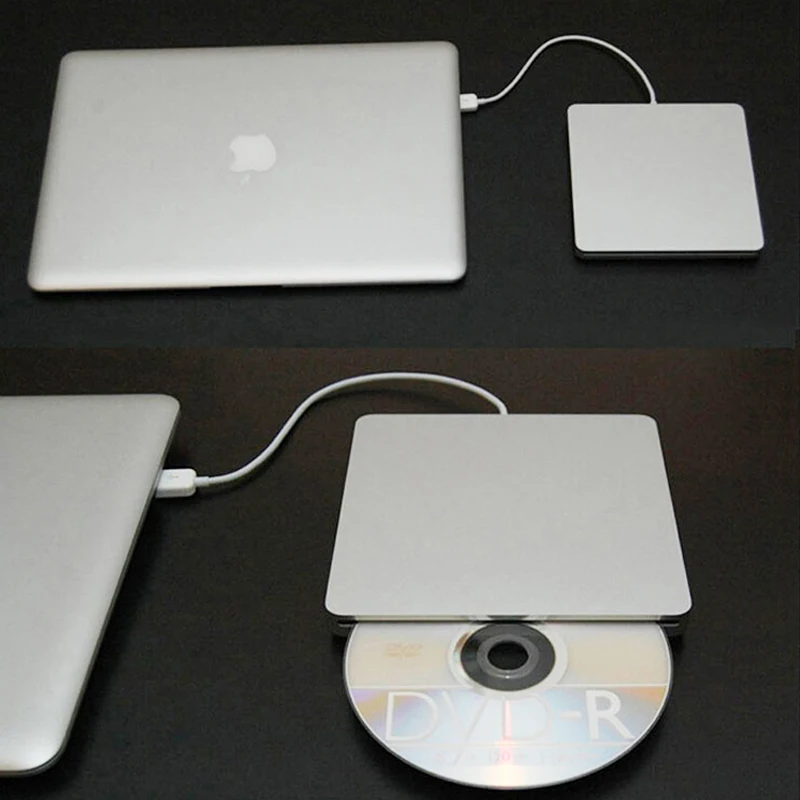 YiYaYo DVD RW горелки Внешний привод USB 3,0 CD/rom плеер слот для чтения писатель супер тонкий портативный для ноутбука