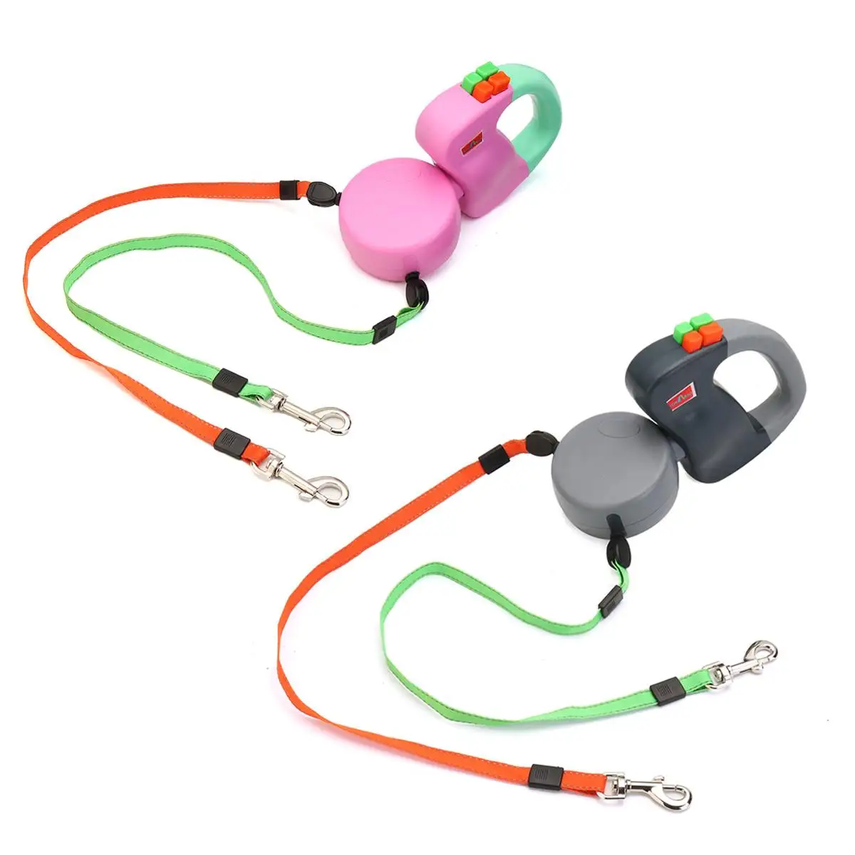 

Automatic Extendable Retractable Traction Rope With Two-headed Dog Leash Adjustable Puppy Dog Chain Pet Supplies 2 Colors 3MABS