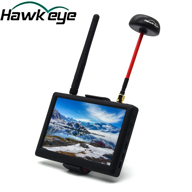 Hawk Eye 5 дюймов Высокое разрешение HD 5,8G 40CH FPV монитор для QAV250 гоночный Дрон DIY Квадрокоптер аэрофотосъемка дисплей