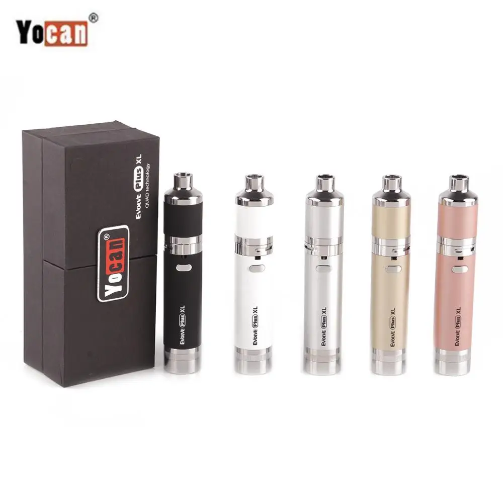 Yocan Evolve Plus XL воск Dab комплект встроенный 1400 мАч Батарея распылитель с катушкой XL спиральный атомайзер Vape сухой травы концентрат для парителя