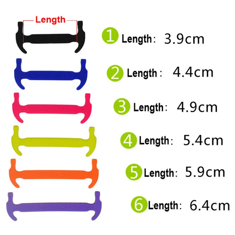 JUP1 Set/12 Roots Adult Child Multicolor Shoelace Flat Square Head Bracelet Canva Leisure Silicone Elastic Laces Shoelace Buckle