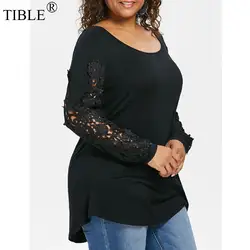 Воспламеняющимися Блузка с длинными рукавами для женщин; Большие размеры Повседневное блузки продажа рубашки Осенняя женская обувь