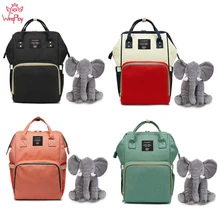 Elephant Large Capacity Baby Diaper Bag Travel Backpack Nappy Bag For Stroller Baby Backpack Bags Mummy Diaper Bag Organizer #y diaper bag organizer backpack brand nappy bags baby travel maternity bags for mother baby stroller bag diaper handbag