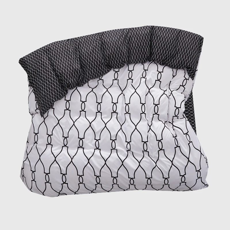 

1PCS Duvet Cover 200*200 Bedding Quilt Blanket Comforter Cover Single Double Queen King Customized 140*200cm White And Black
