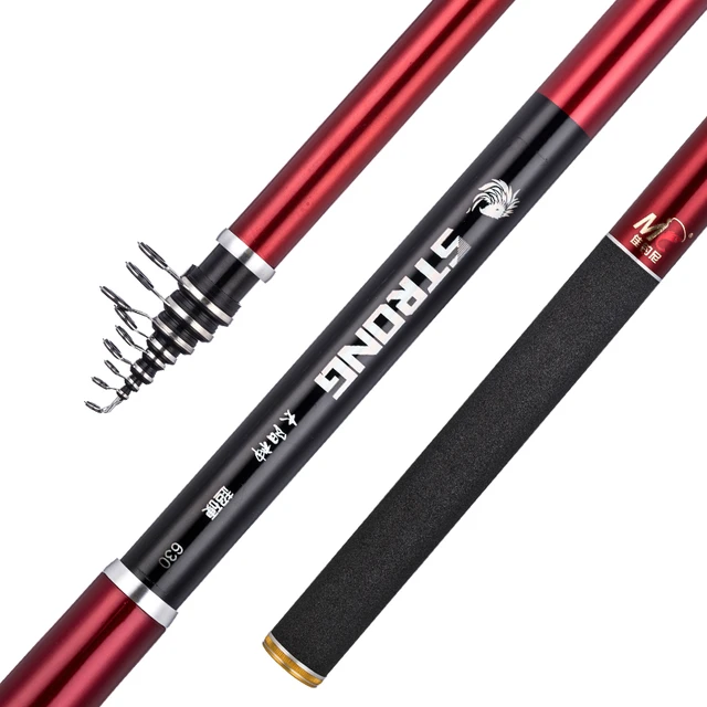 Cheap High Quality Super Hard Carbon Rod Ocean Boat Fishing Rods Ocean Beach Fishing Rod Rock Fishing RodLength Is From 3.6 M-4.5 M.