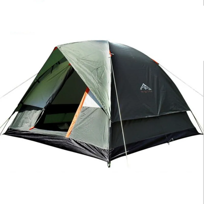 

camping tent for 3-4 people outdoor camping hiking trekking fishing hunting adventure picnic rainproof waterproof awning tente
