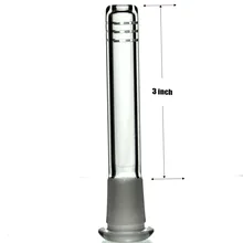 Нисходящий 18 мм до 14 мм курительный стеклянный нисходящий диффузор Dogo 3,5"