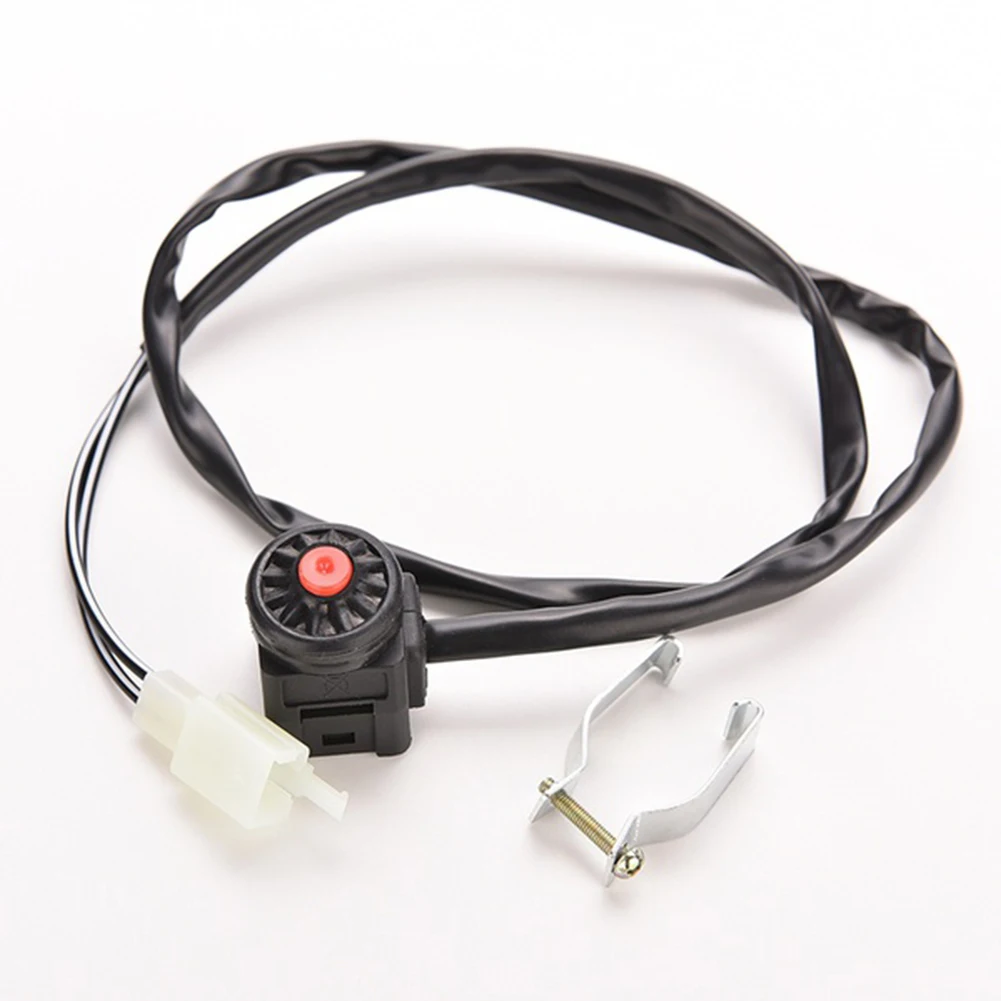

ATV Motorcycle Dual Sport Dirt Quad Start Horn Kill Off Stop Switch Button Motorbike Accessories Universal Black