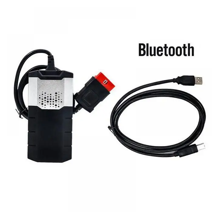 Автомобильный Грузовик Bluetooth USB OBD диагностический 12-24 V сканер инструмент черный